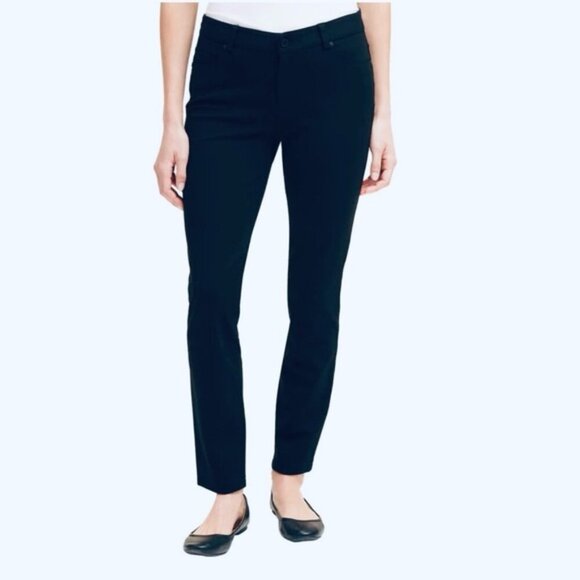 KARL LAGERFELD NAVY SLIM FITTED PANTS 12 - Picture 1 of 10